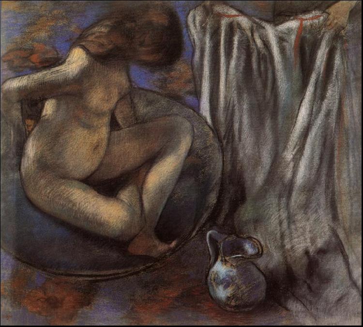 Edgar Degas Woman in the Tub